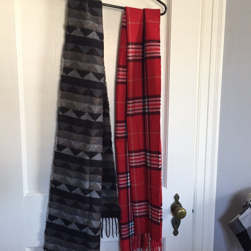 Two winter scarves